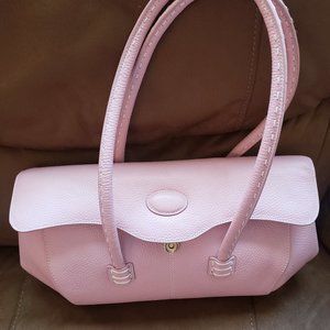 Ashneil Pink Leather Shoulder Handbag - Retro - Great Condition
